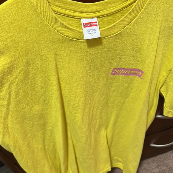 SUPREME  “No More Sh*t” T Shirt in Lemon Color - Picture 4 of 4